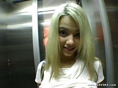 Perfect body blonde gets picked up on street & fucked hard, POV